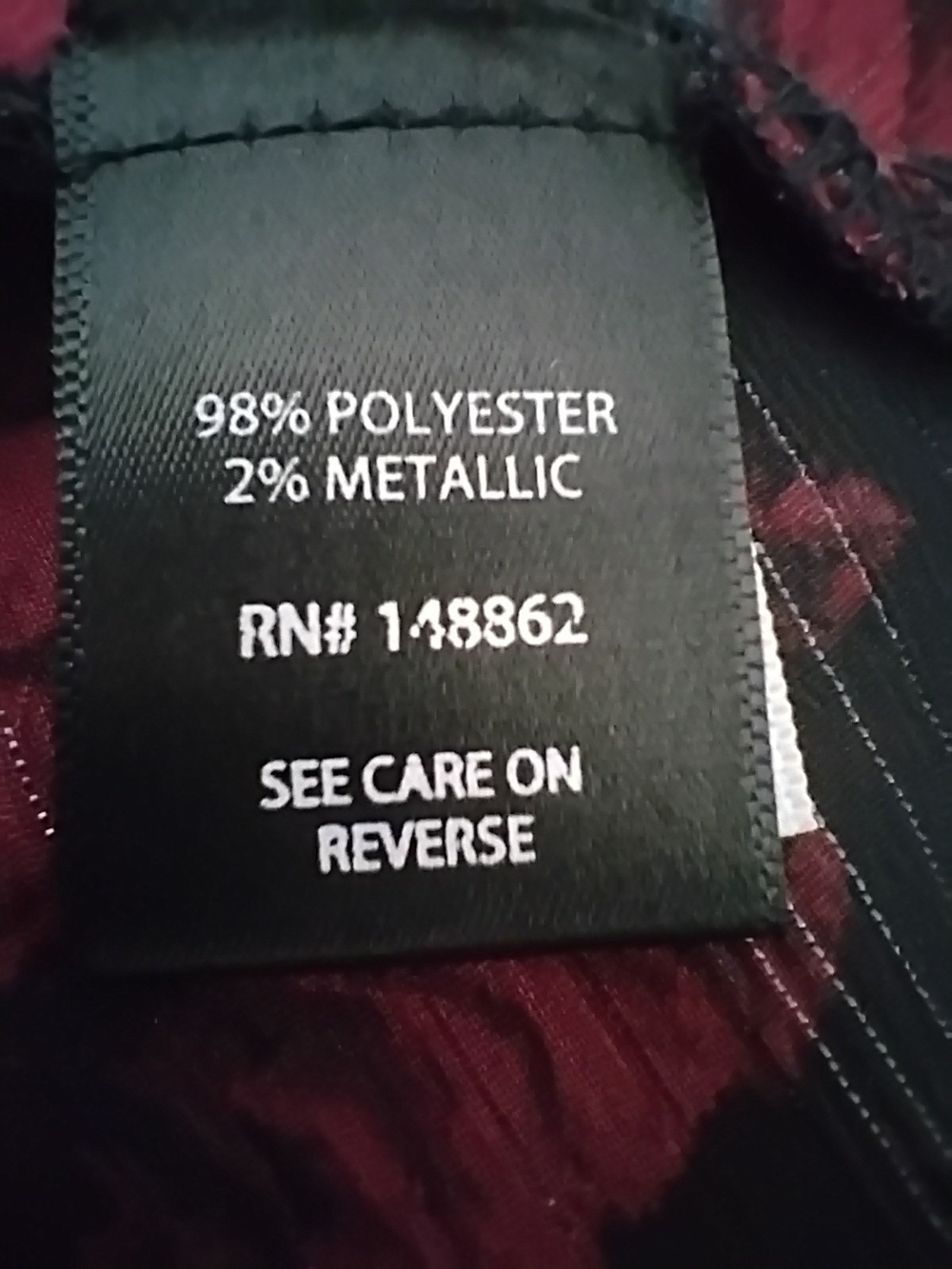 Torrid Black Red Rose Floral Sheer Chiffon Kimono Lurex Silver Pinstripe Sz 00/0 - Picture 5 of 7